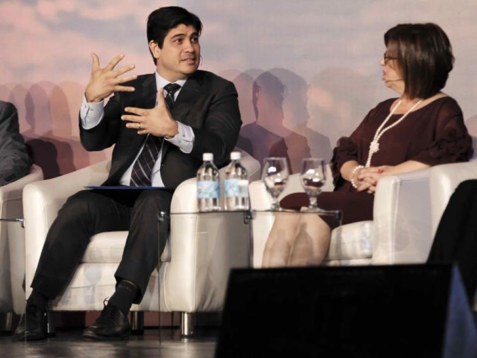 Carlos Alvarado y Yamileth Astorga