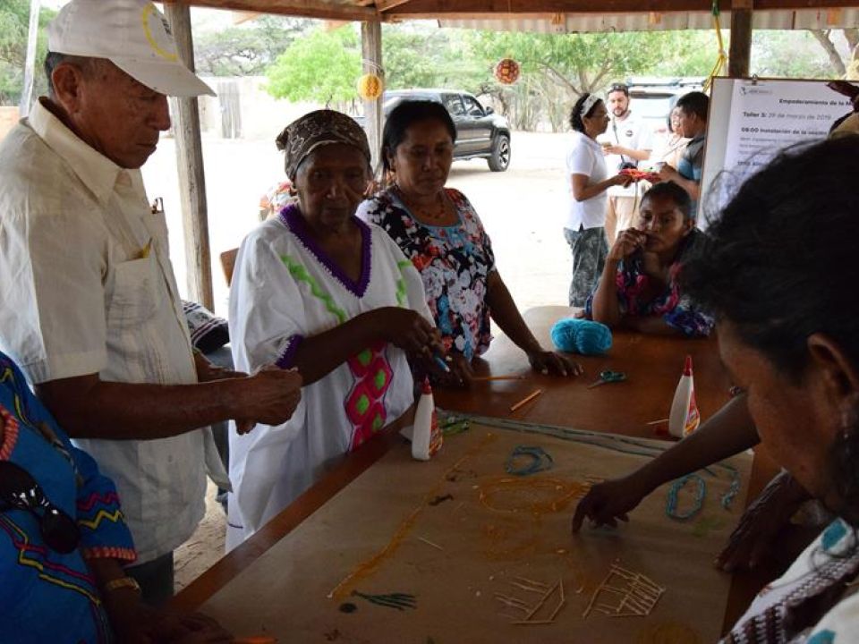 Mujeres de la etnia wayú