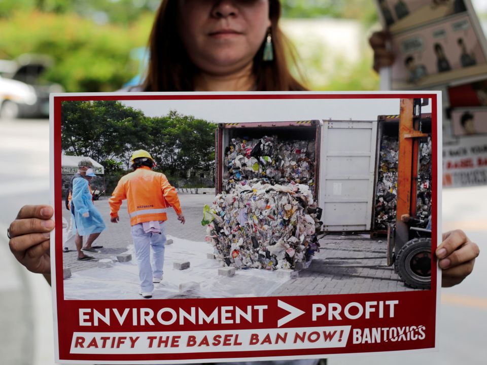 Protesta ecologista en Filipinas