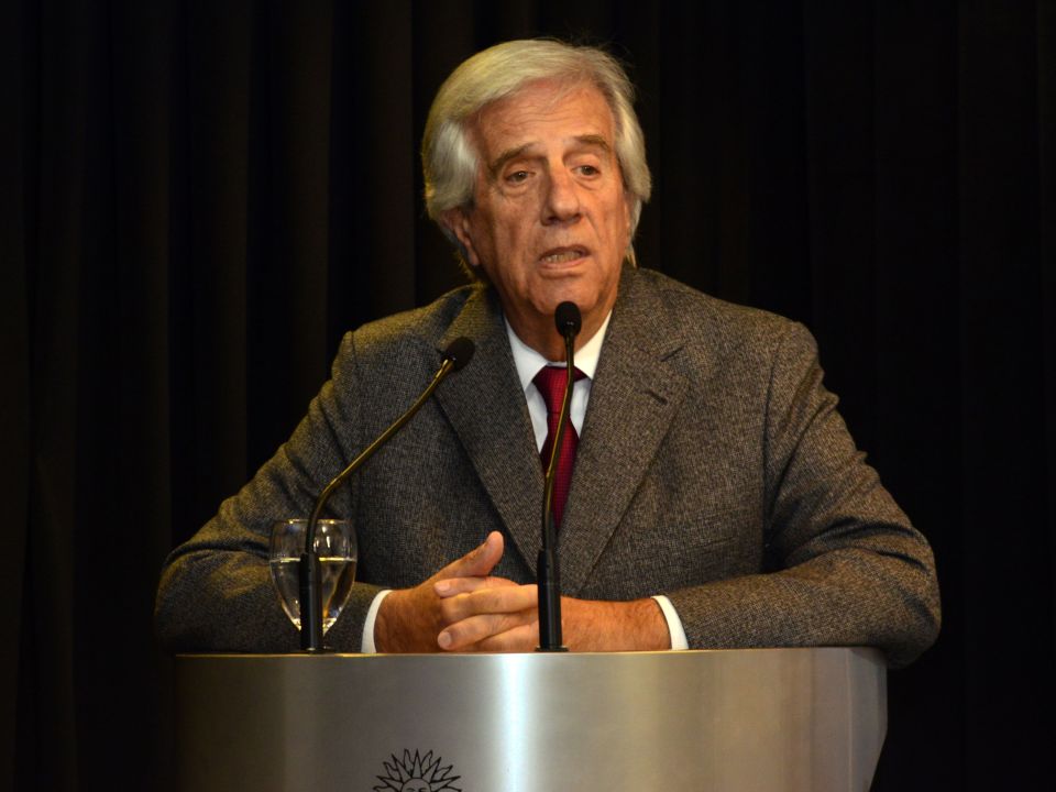 El presidente de Uruguay, Tabaré Vázquez