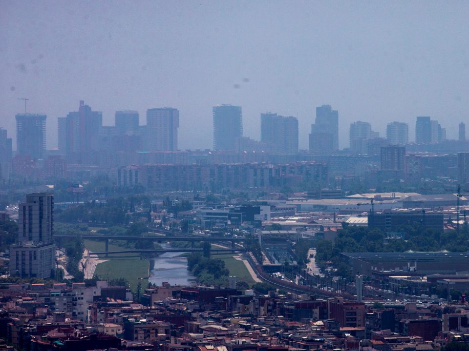 contaminación de Barcelona 