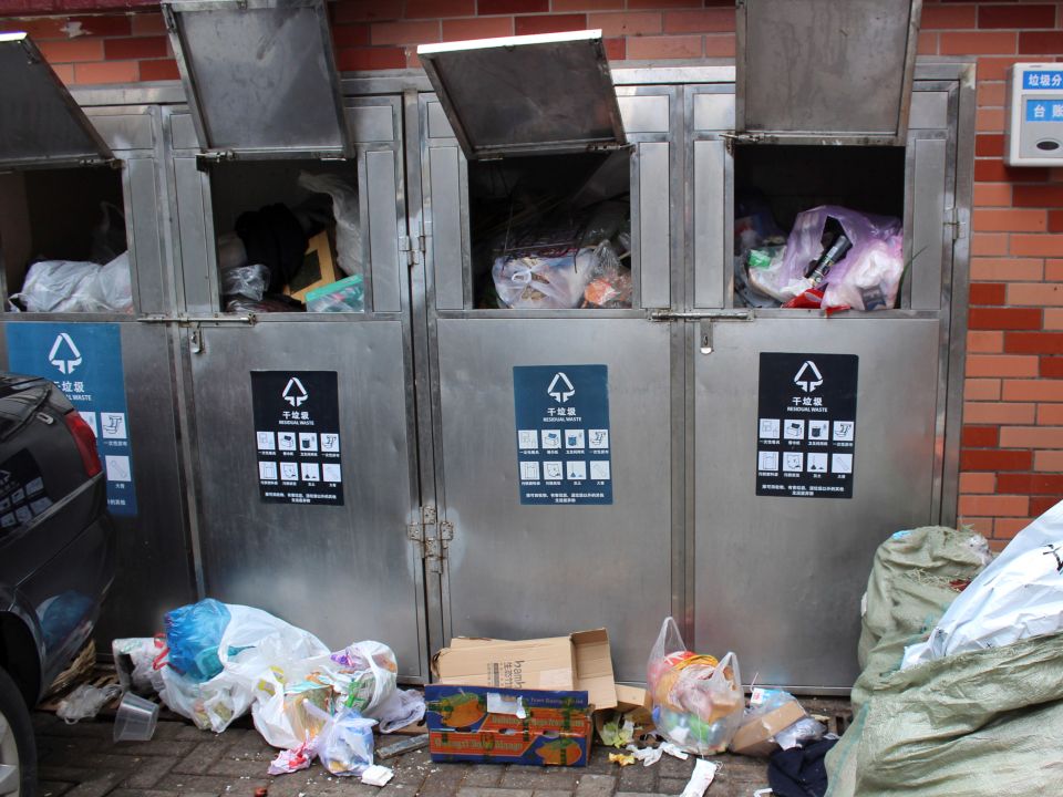 China tiene una nueva obsesión, separar su basura 
