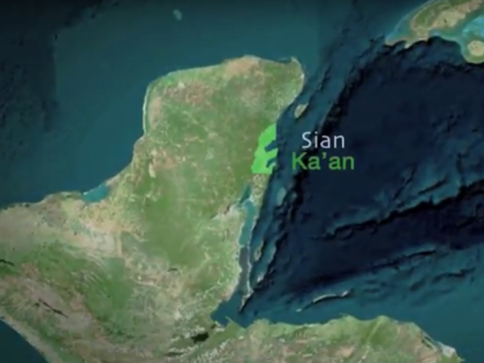 La reserva natural Sian Ka'an 