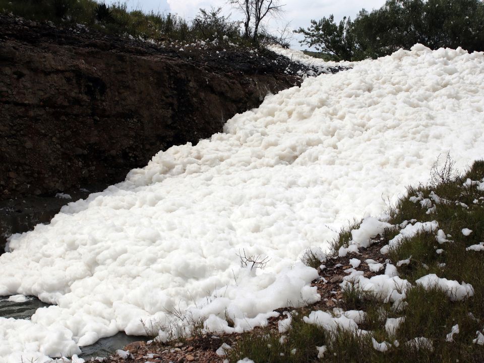 Espuma tóxica