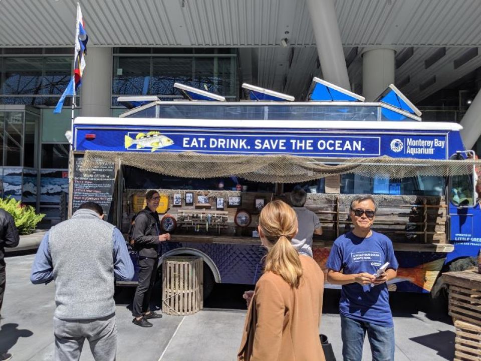 Food truck del Acuario de la Bahía de Monterrey 