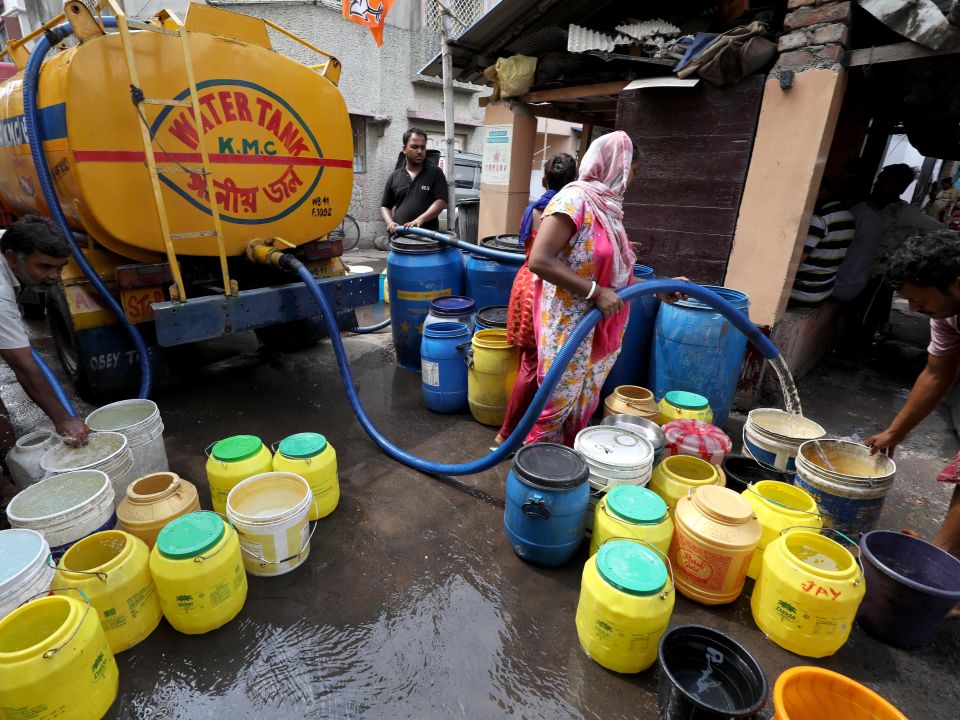 Mafias del agua en la India