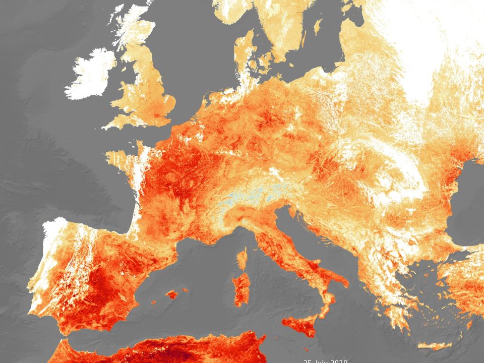 Ola de calor en Europa