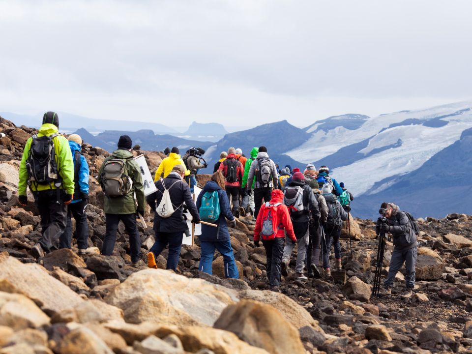 glaciar OkjökulI en Islandia 