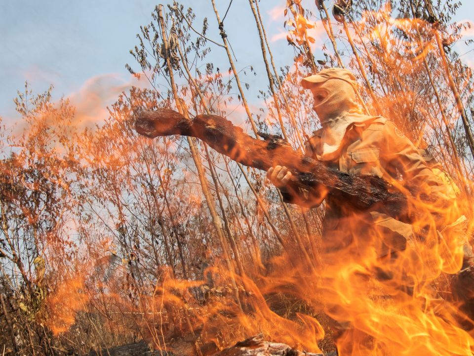 Incendio en Amazonia