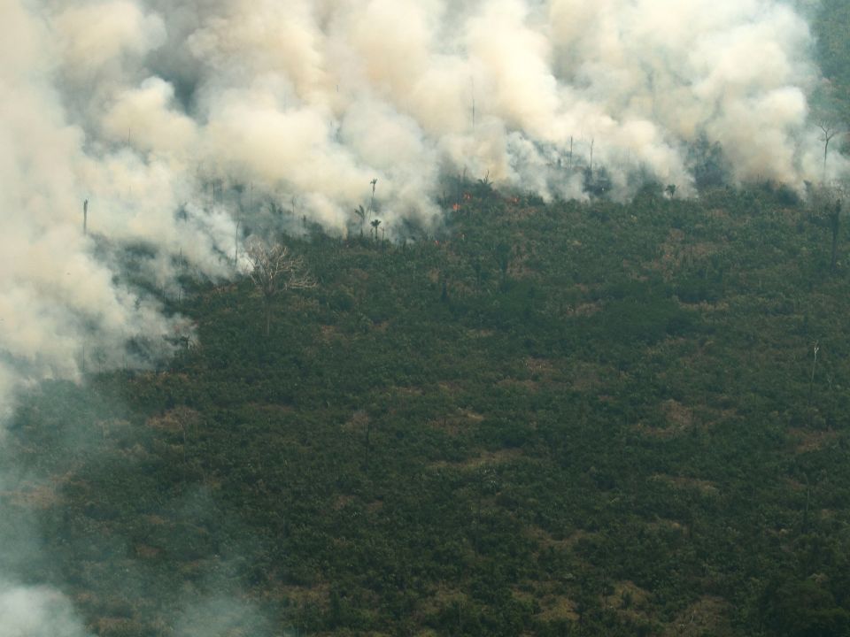 Incendio en la Amazonia