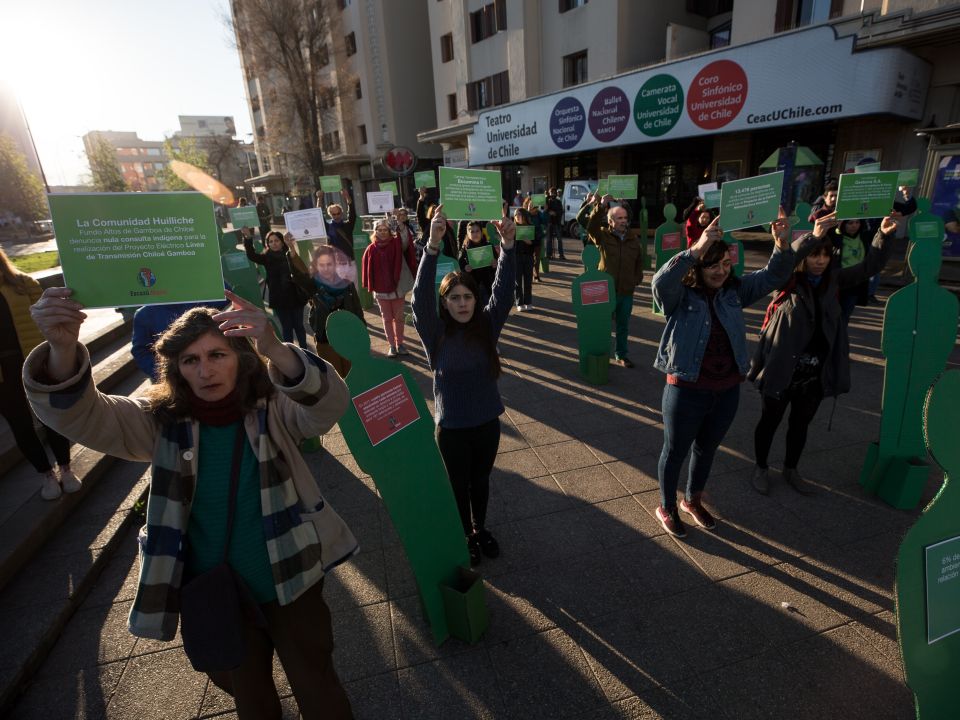 Activistas en Chile