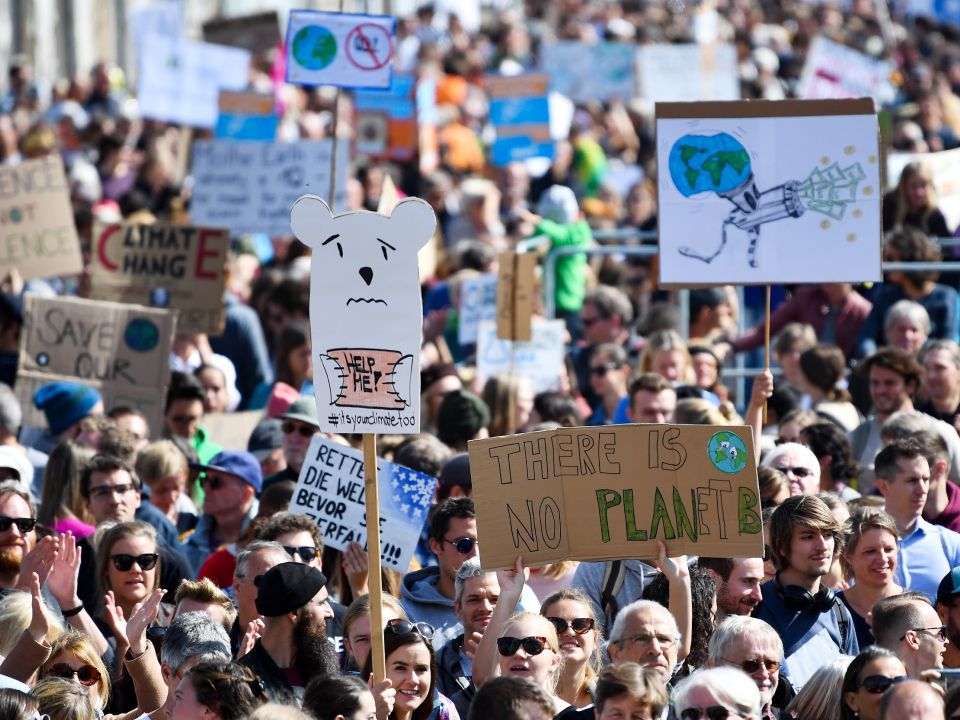 Manifestación por el clima