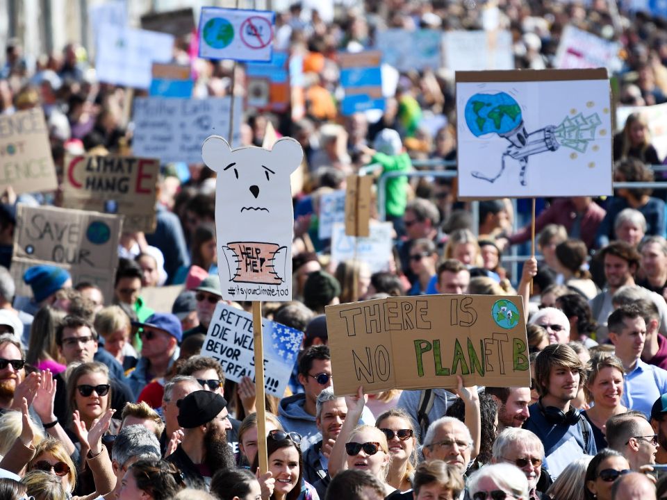 Manifestación por el clima