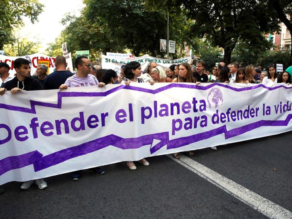 Manifestación por el planeta