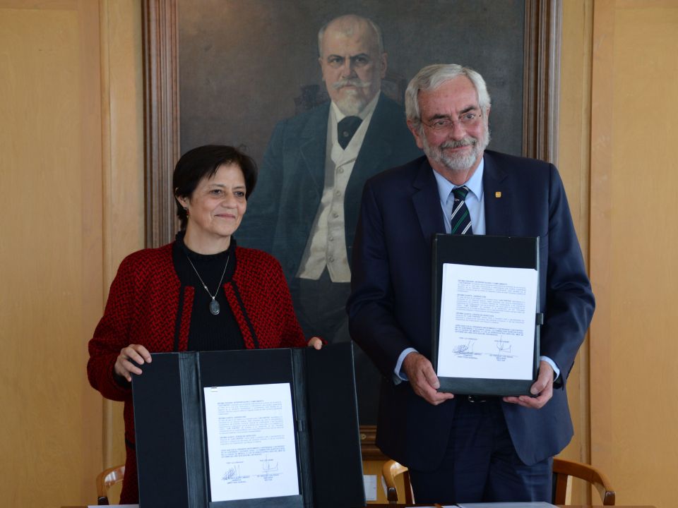 Elena Jiménez y Enrique Graue 