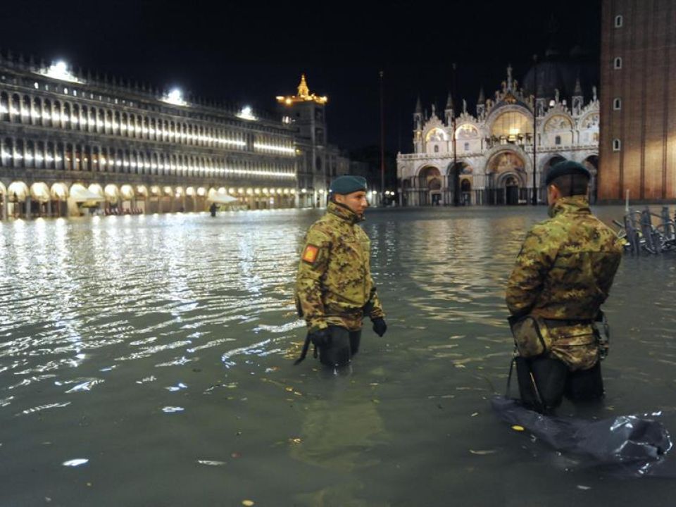 Inundación en Venecia