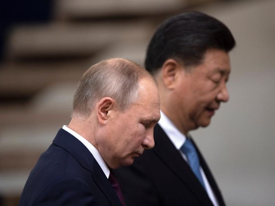 Xi Jinping y Vladímir Putin