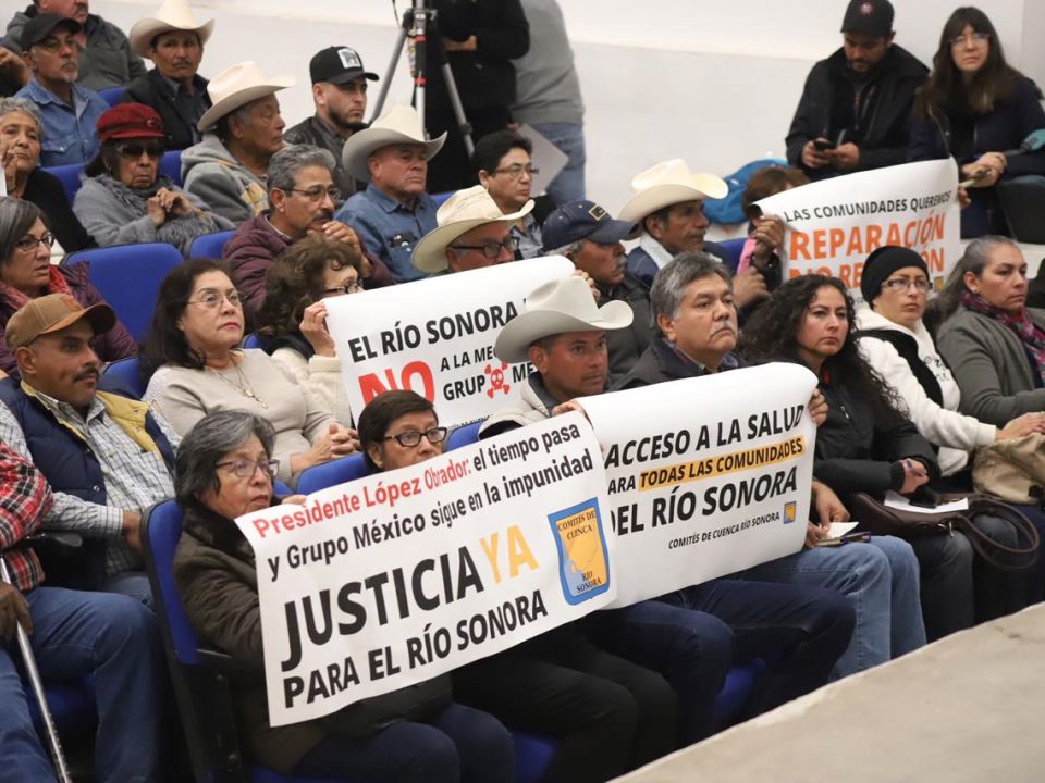 Diálogo ciudadano sobre derrame en río Sonora