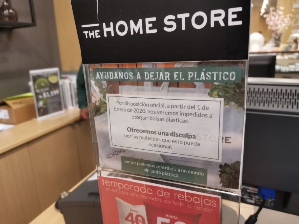 Prohibición de bolsas de plástico