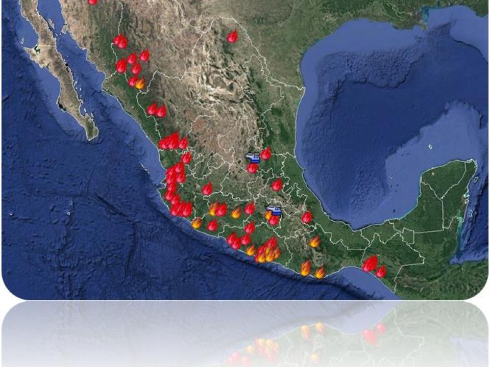 Incendios en México