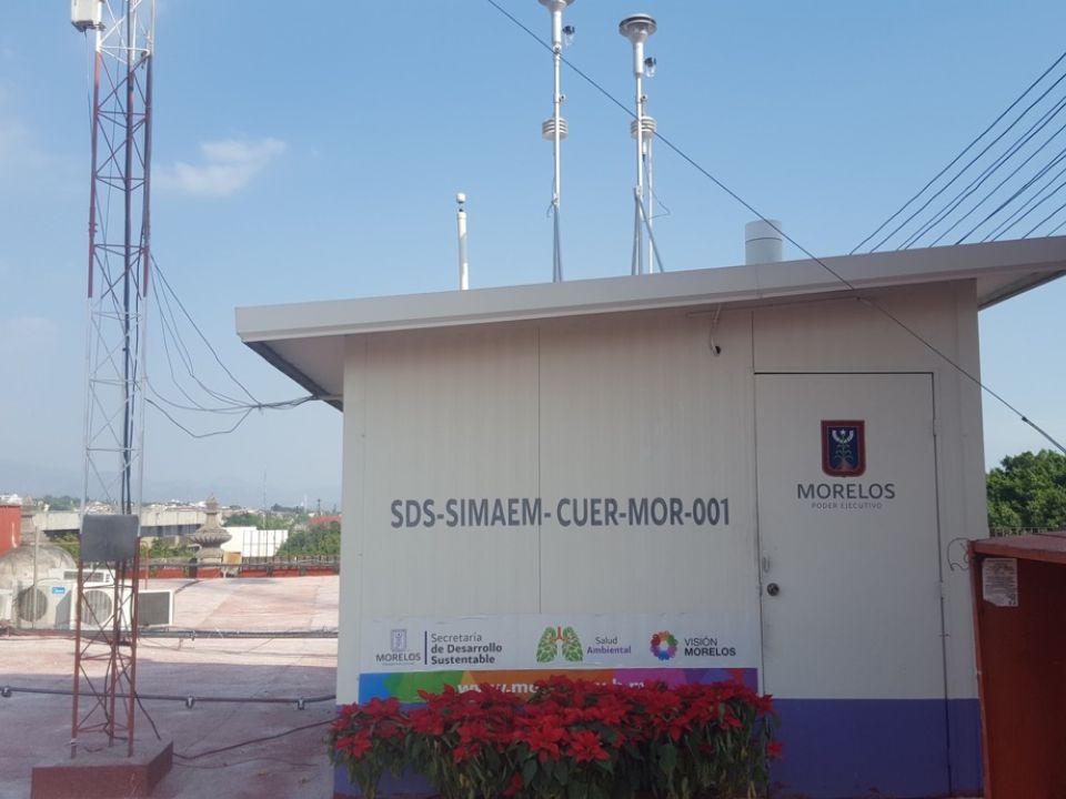 Estación de monitoreo atmosférico Cuernavaca