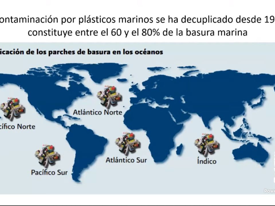 Mapa de contaminación por plásticos