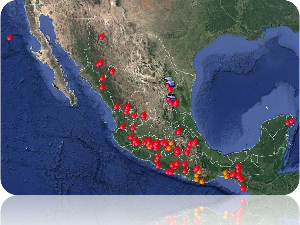 Incendios en México