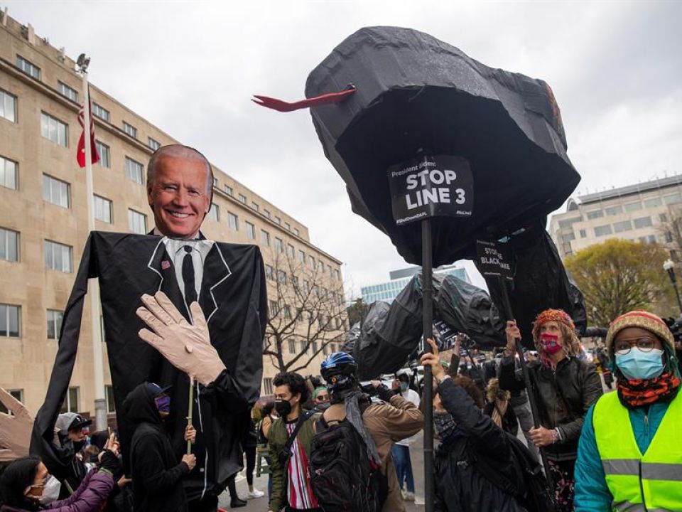 manifestación EUA