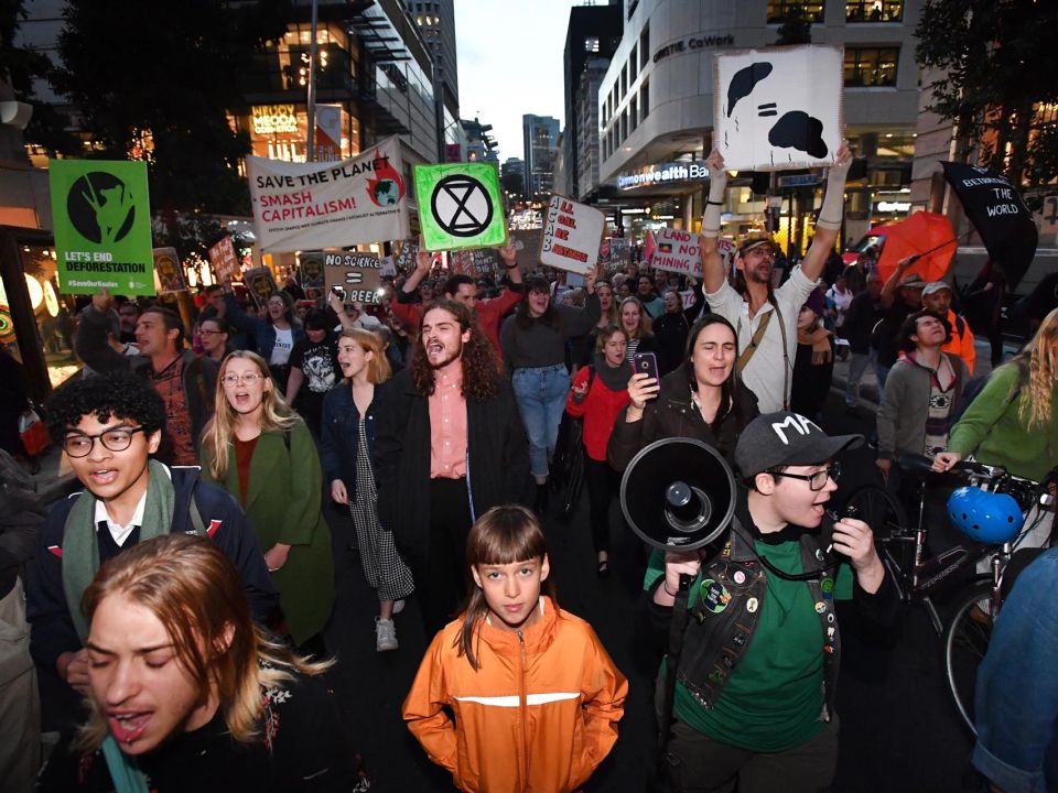 Protesta en Australia