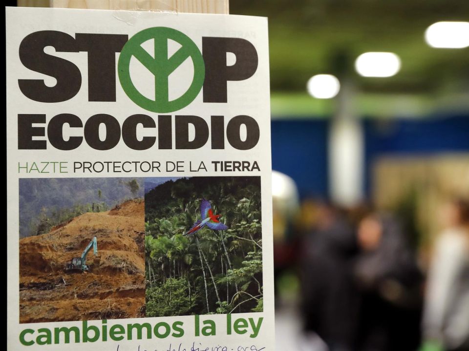 Stop ecocidio