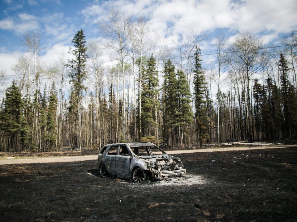 Incendio en Canadá