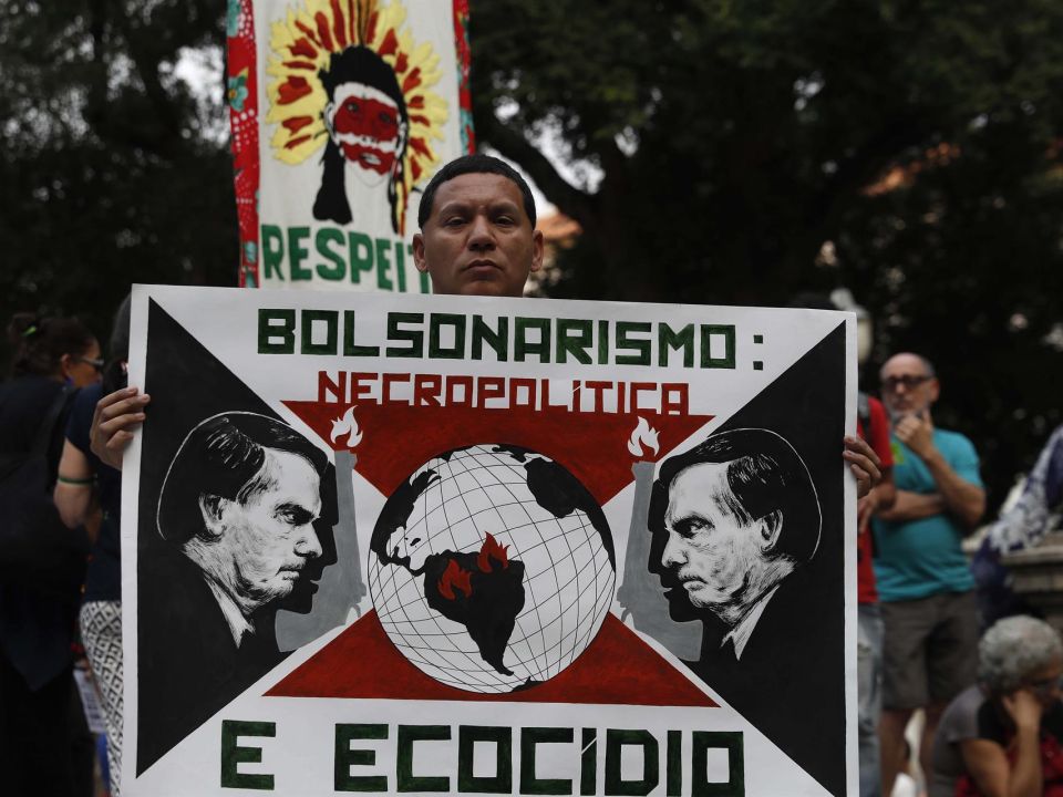 Protesta en Brasil