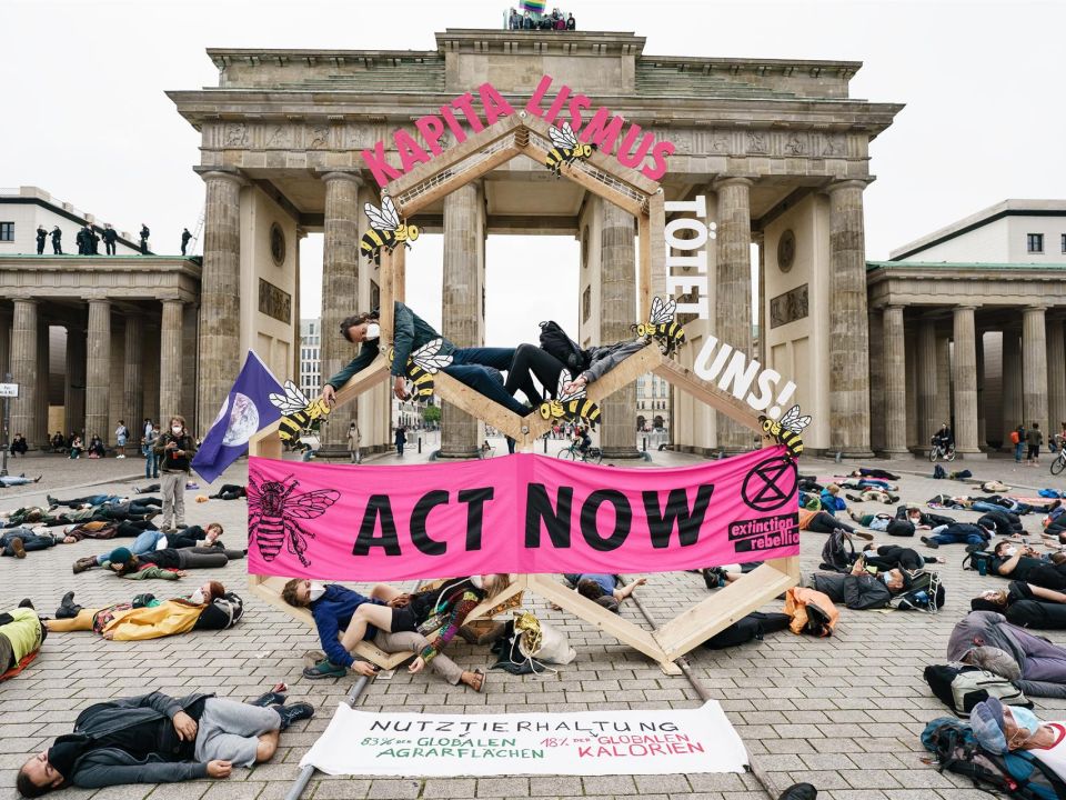 Manifestación en Berlín