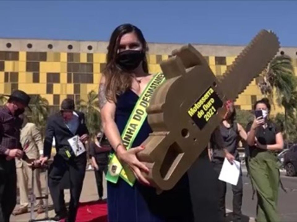 Manifestación en Brasil