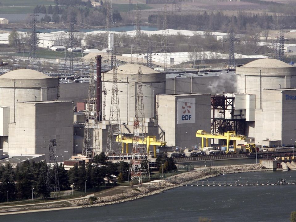 Una central nuclear en Francia.