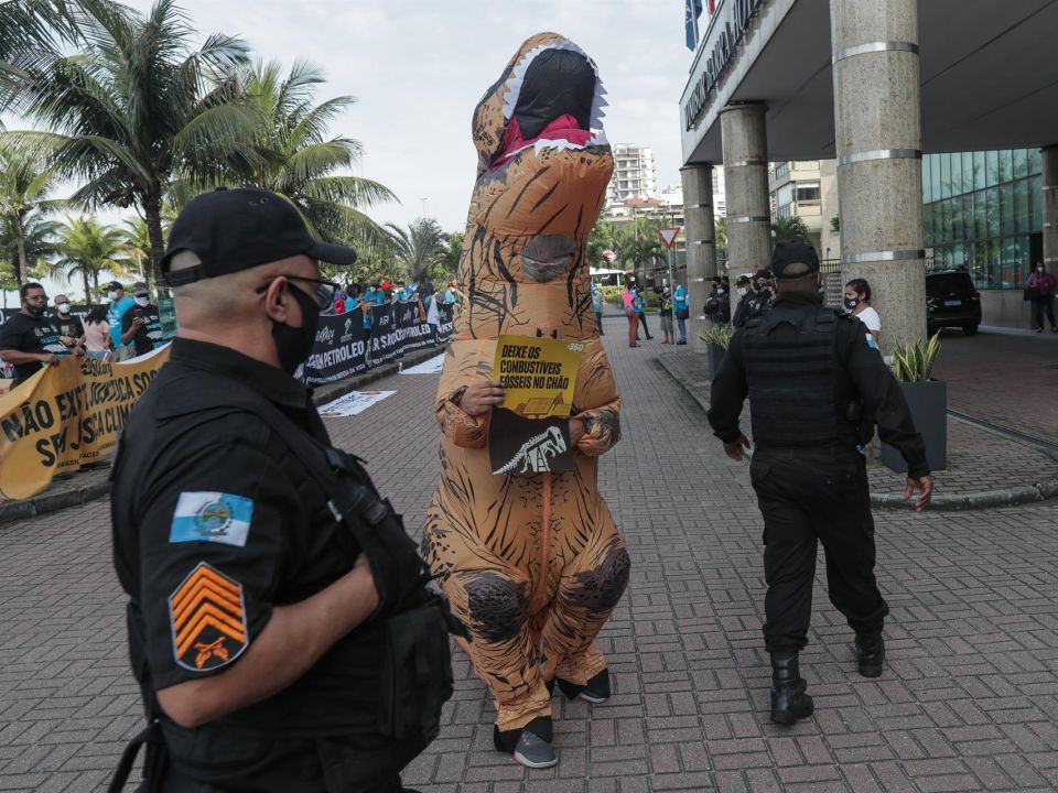 Protesta en Brasil