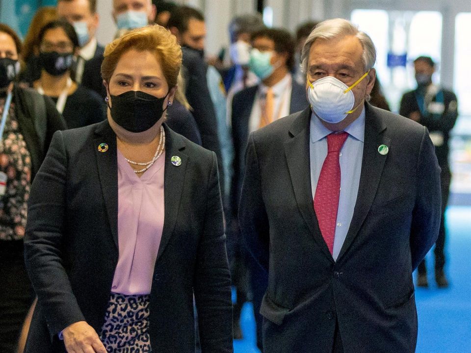 Patricia Espinosa y Antonio Guterres
