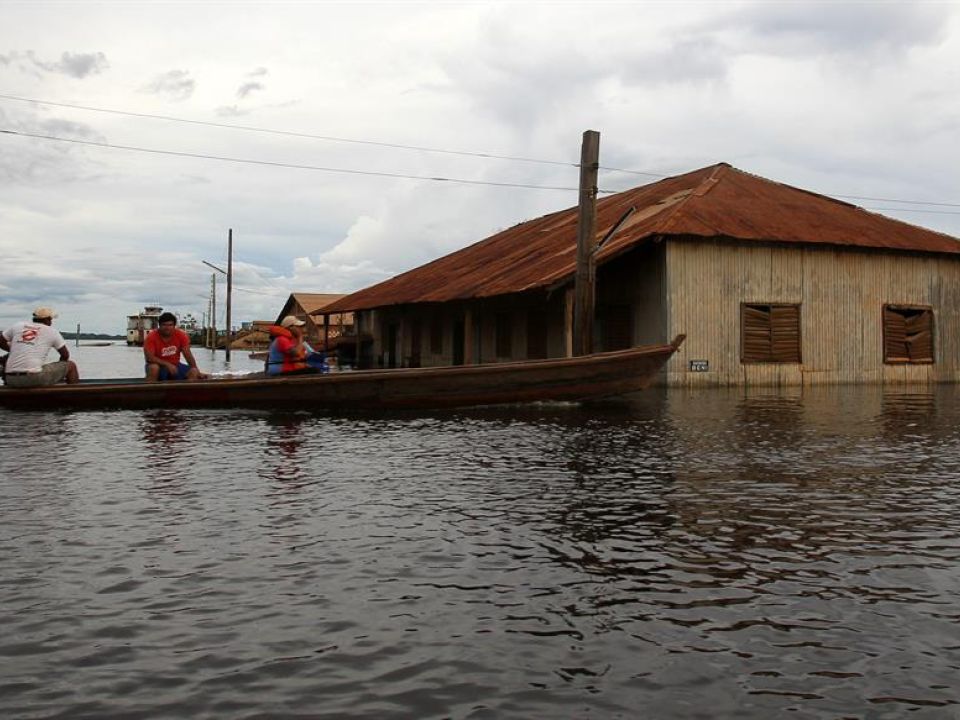 Inundación en Bolivia