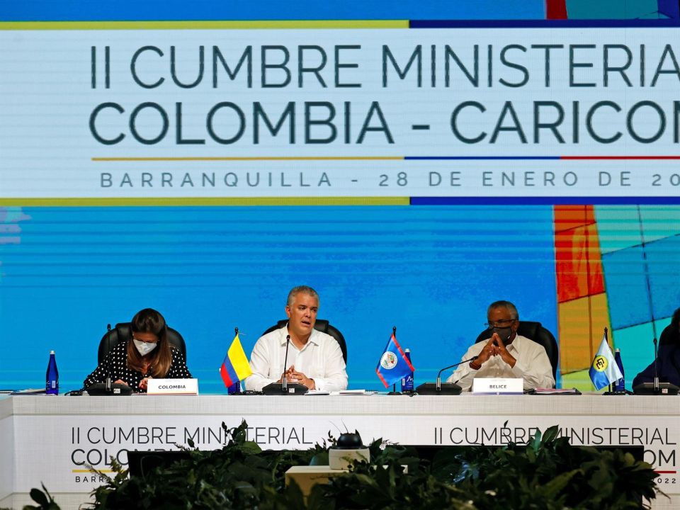 Cumbre Ministerial de Colombia y los países de la Comunidad del Caribe 