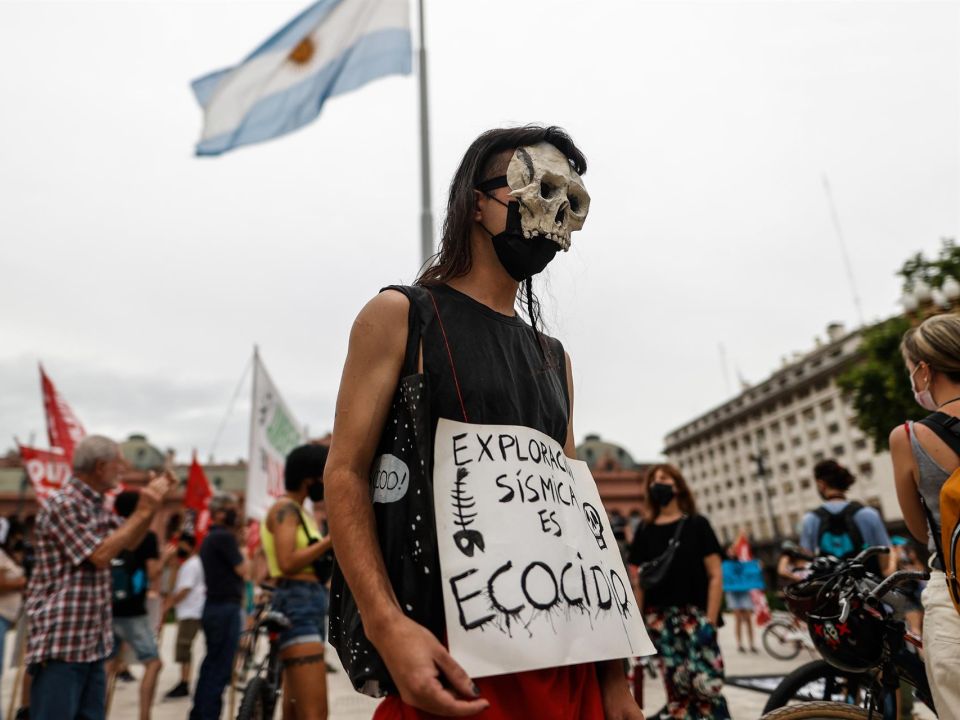 Protesta en Argentina