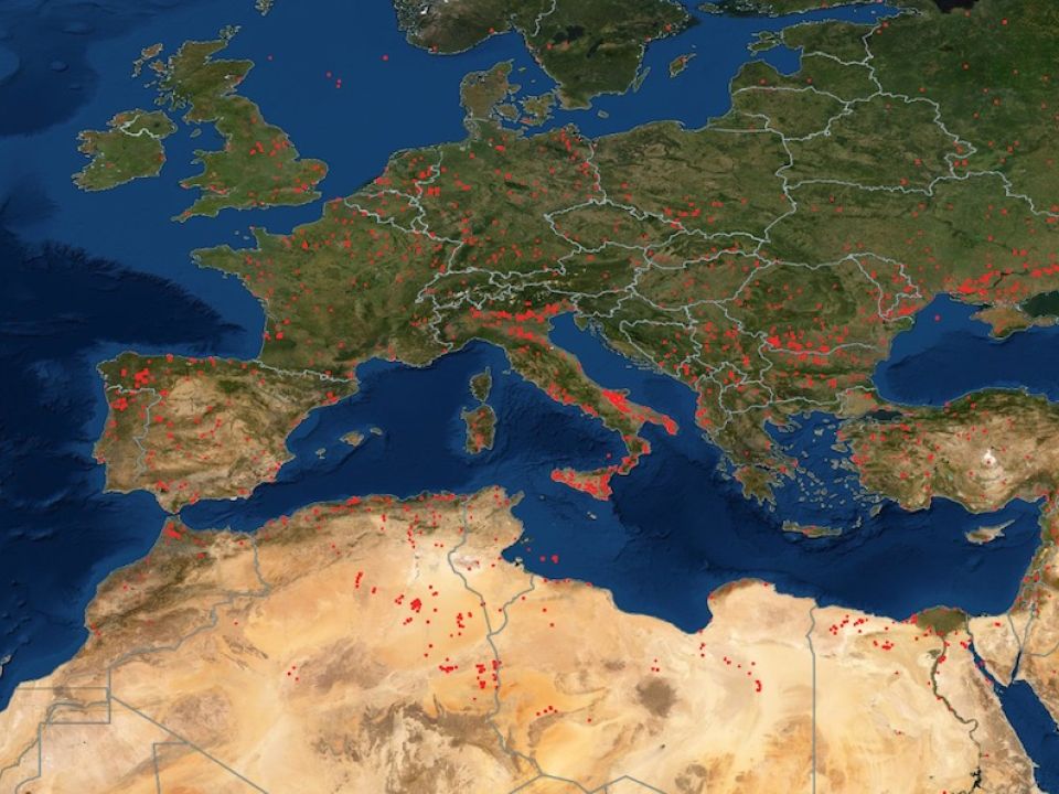 Incendios en Europa