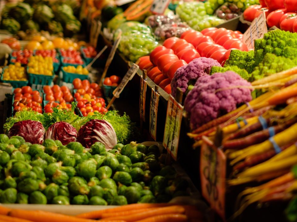 Vegetales de mercado