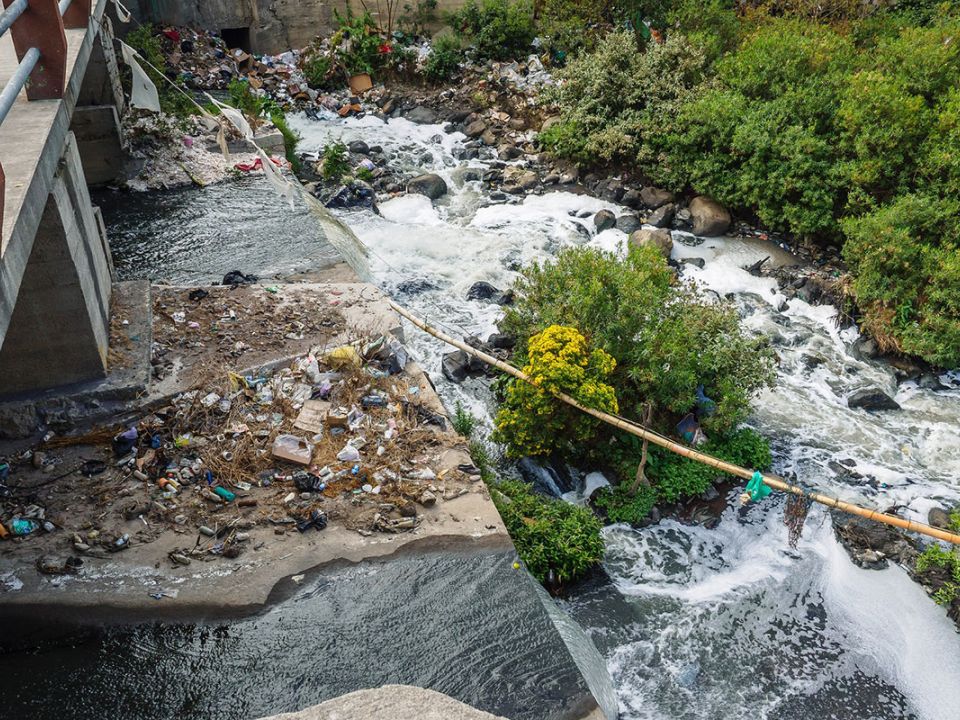 Río contaminado