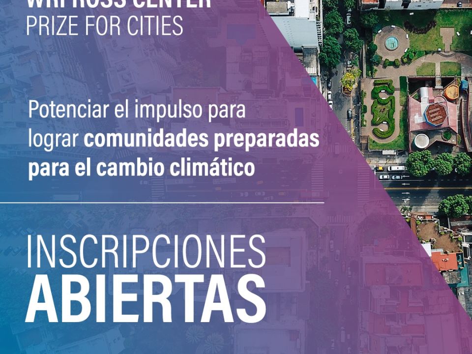 Premio a las ciudades del Centro Ross de WRI