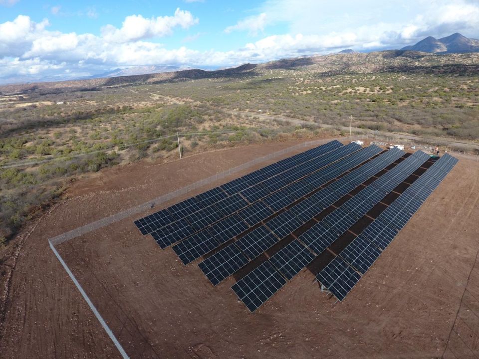 Planta solar en Huachinera