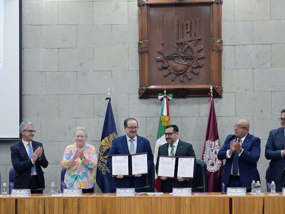 Firman IPN y UNAM convenio para promover acciones e investigación en sustentabilidad