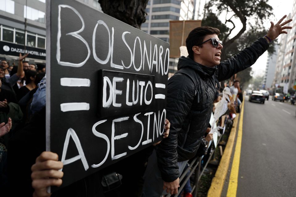 Protestas contra Bolsonaro