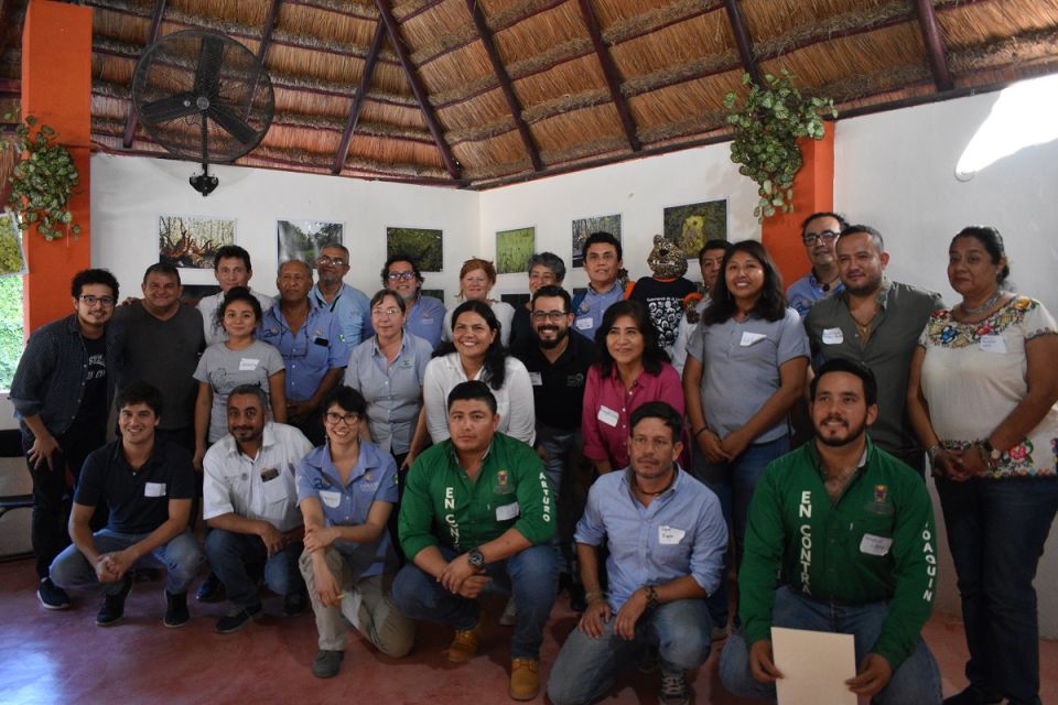 Equipo aguadas de Calakmul