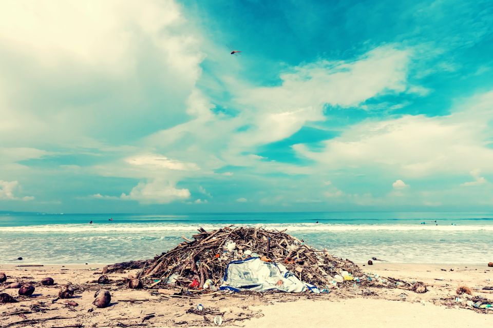 Basura en la playa