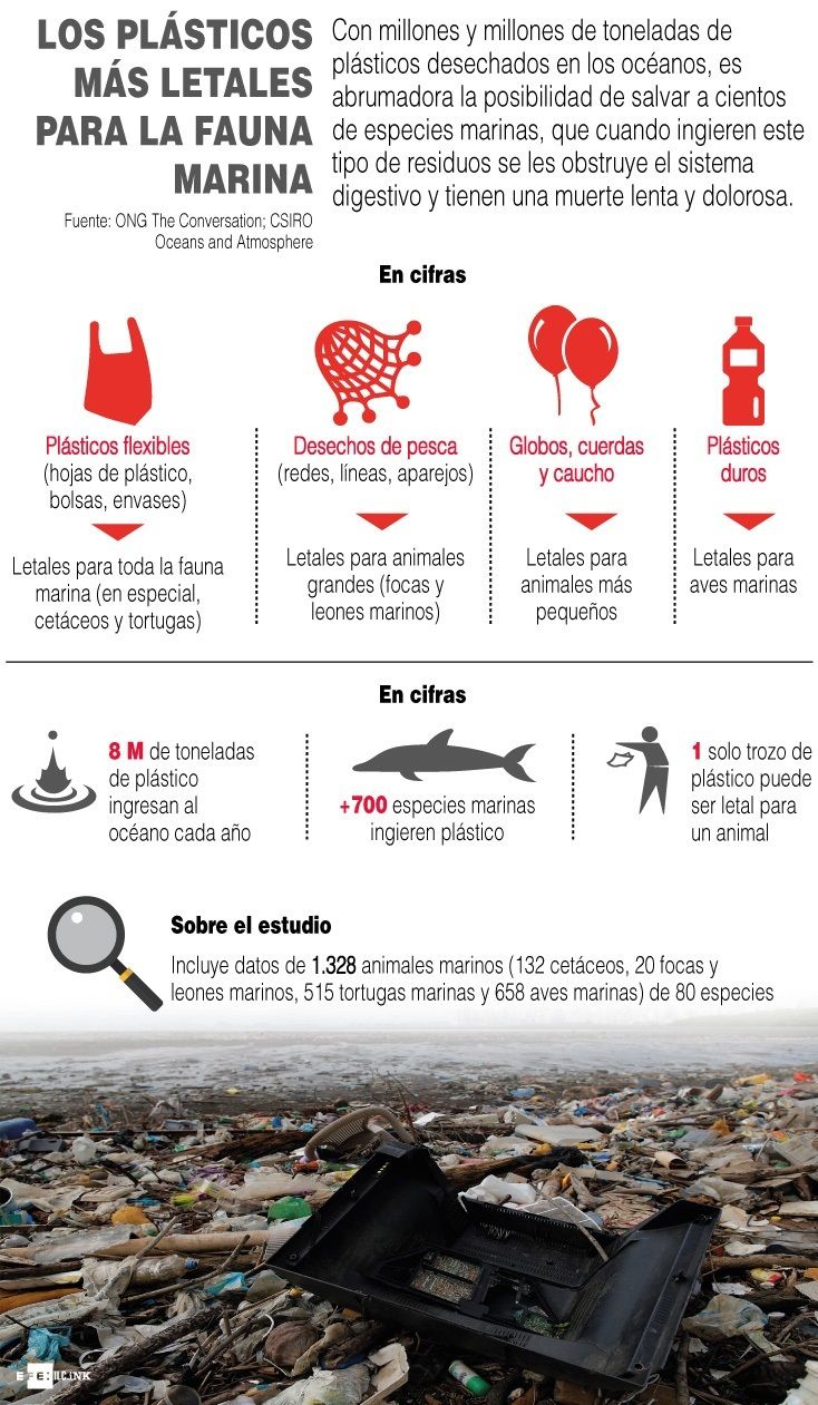 Infografía contaminación